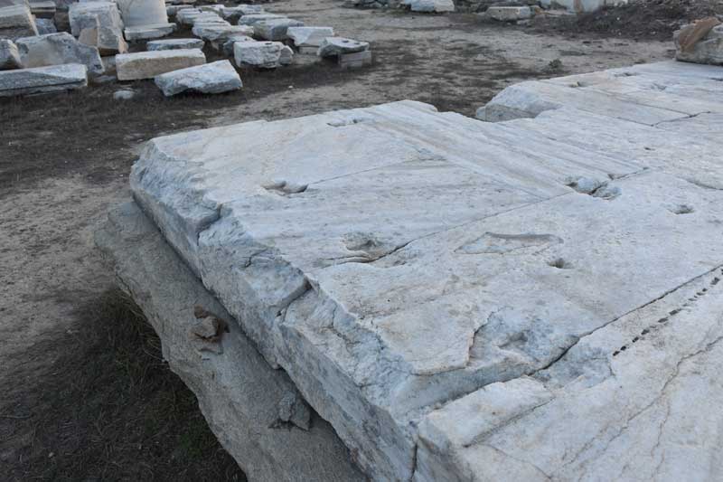 Συντήρηση αρχιτεκτονικών καταλοίπων ναού του Απόλλωνα (Μέγας Ναός)